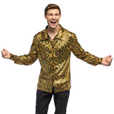 Chemise Disco Dorée Années 70 Homme - Déguisement Rétro