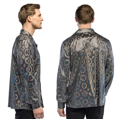 Chemise Discotheque Paillettes Homme - Look Années 70 Retro