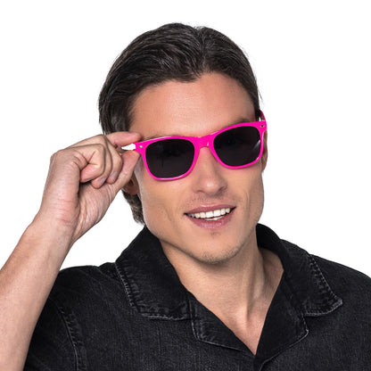 Lunettes Fluo Rose UV Blacklight - Accessoire Soirée Événement