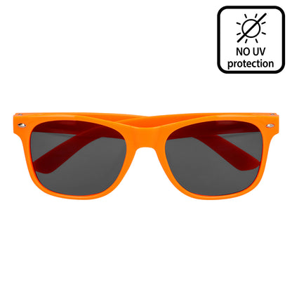 Lunettes Fluo Orange UV Blacklight - Accessoire Fête Incontournable