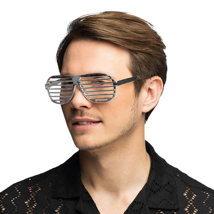 Lunettes Grille Effet Disco - Accessoire Fête Années 80