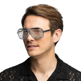Lunettes Grille Effet Disco - Accessoire Fête Années 80