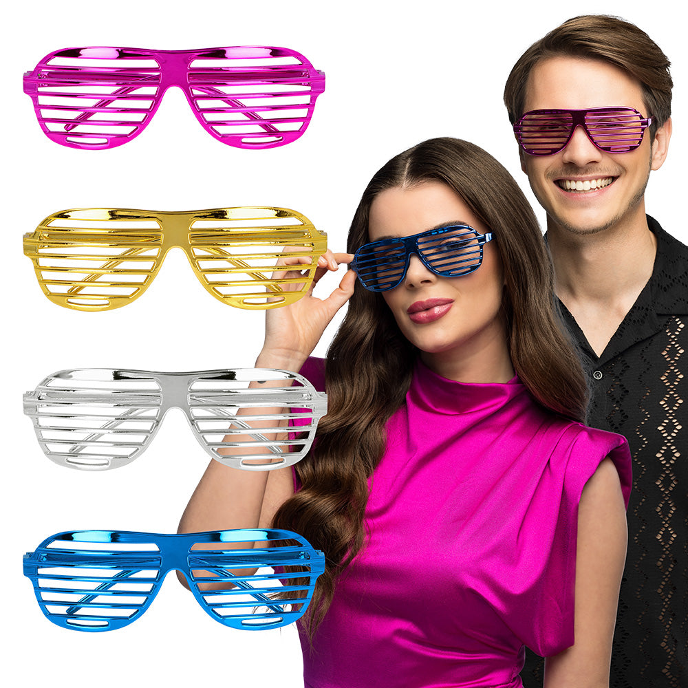 Lunettes Shutter Led Disco - Accessoire Fête Iridescent