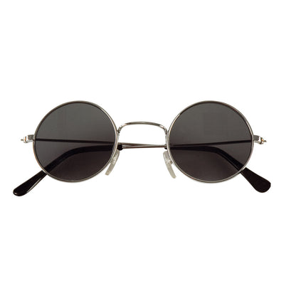 Lunettes Rondes Hippie Années 70 - Verres Fumés Vintage