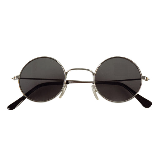 Lunettes Rondes Hippie Années 70 - Verres Fumés Vintage