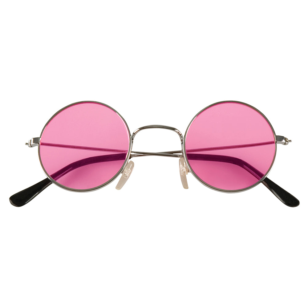 Lunettes Rondes Teintées Années 70 - 6 Coloris Hippie