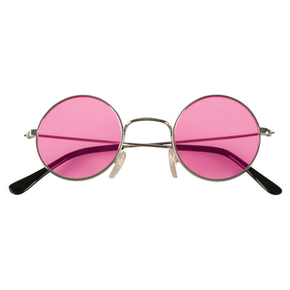 Lunettes Rondes Teintées Années 70 - 6 Coloris Hippie