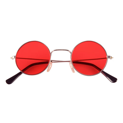 Lunettes Rondes Teintées Années 70 - 6 Coloris Hippie