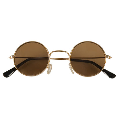 Lunettes Rondes Teintées Années 70 - 6 Coloris Hippie