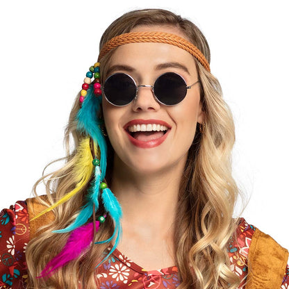 Lunettes Rondes Teintées Années 70 - 6 Coloris Hippie