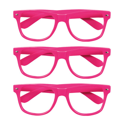 Lunettes UV Blacklight Rose Fluo - Pack de 5 Paires