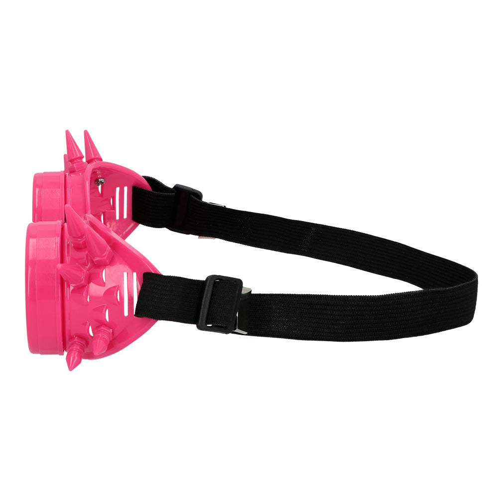 Lunettes Holographique Spikes Fuchsia Rave & Festival