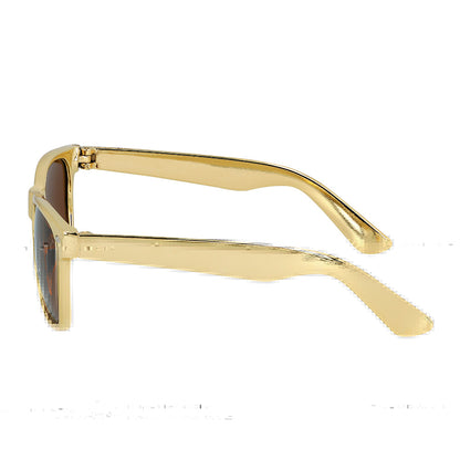 Lunettes de Soleil Vintage Monture Dorée - Style Rétro