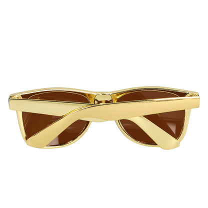 Lunettes de Soleil Vintage Monture Dorée - Style Rétro