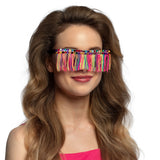 Lunettes de Fête À Franges Colorées - Accessoire Party Disco