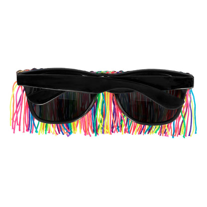 Lunettes de Fête À Franges Colorées - Accessoire Party Disco