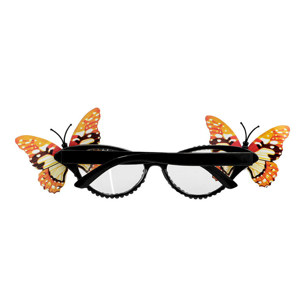 Lunettes Papillon Strass Monarch - Accessoire Déguisement Fête