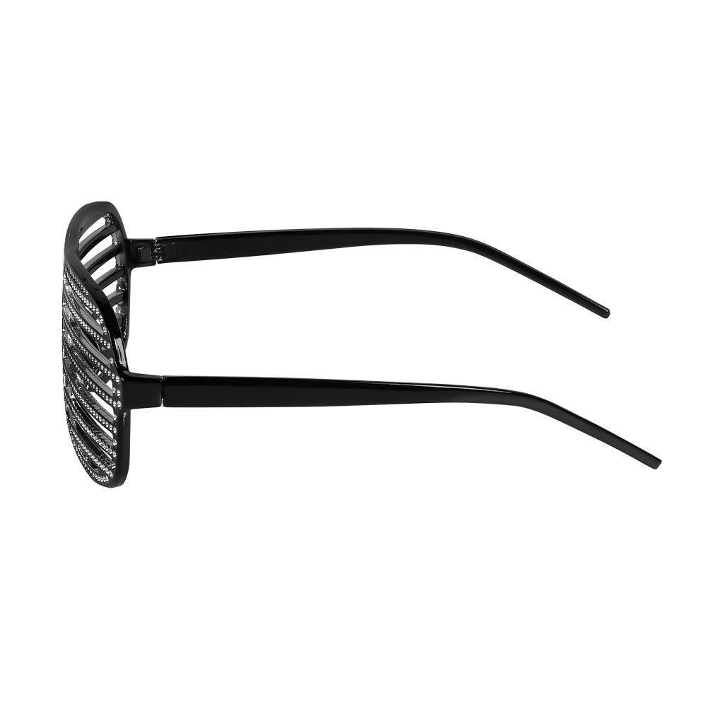 Lunettes Shutter Shades Strass - Accessoire Soirée Glamour
