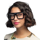 Lunettes Carrées Noires Géantes - Accessoire Déguisement Rétro