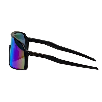 Lunettes de Soleil Carrées Miroir Irisé - Accessoire Mode Tendance