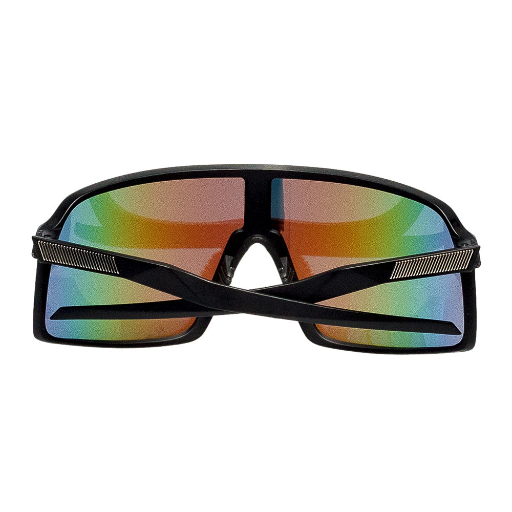 Lunettes de Soleil Carrées Miroir Irisé - Accessoire Mode Tendance