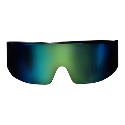 Lunettes de Fête Miroir Iridescent - Accessoire Party Futuriste