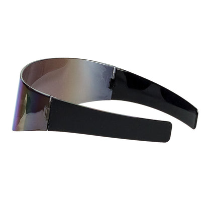 Lunettes de Fête Miroir Iridescent - Accessoire Party Futuriste