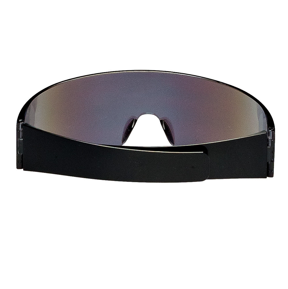 Lunettes de Fête Miroir Iridescent - Accessoire Party Futuriste
