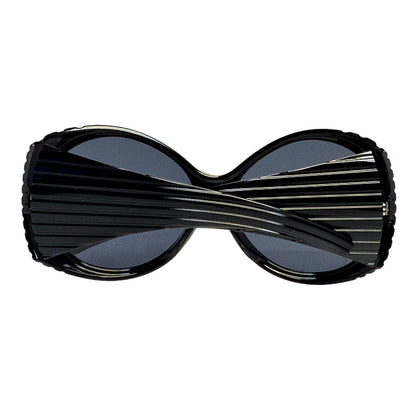 Lunettes de Soleil Rétro Oversized - Verres Noirs Teintés