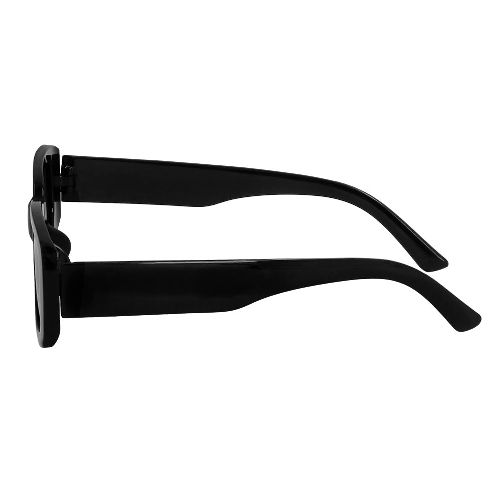 Lunettes de Soleil Noires Rétro - Accessoire Tendance Années 90