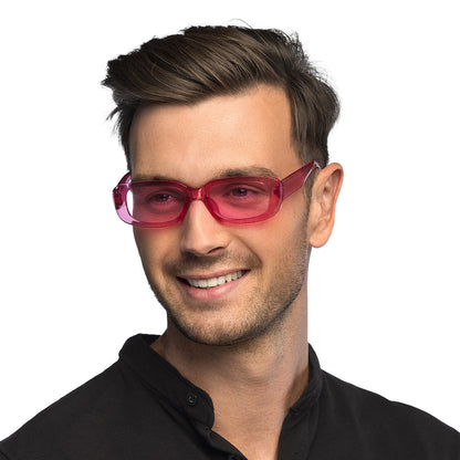 Lunettes de Soleil Rose Fluo - Accessoire de Fête Rétro