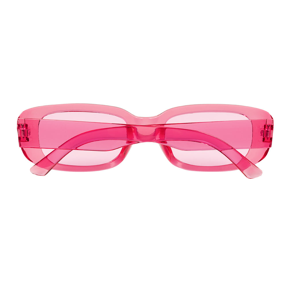 Lunettes de Soleil Rose Fluo - Accessoire de Fête Rétro