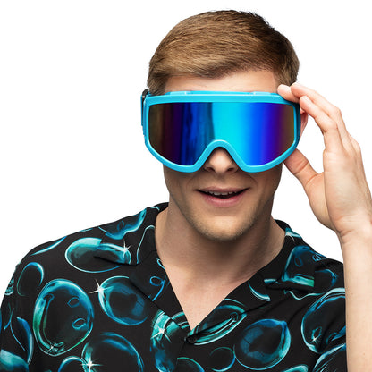 Lunettes UV Blacklight Masque Ski Holographique Disco Party