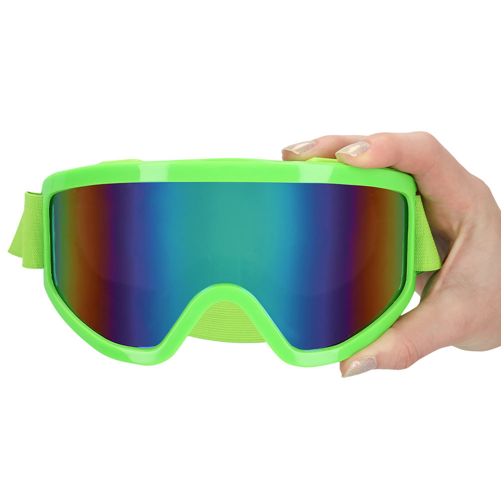Lunettes UV Blacklight Masque Ski Holographique Disco Party