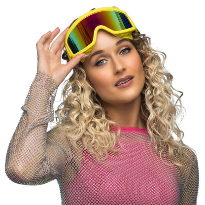 Lunettes UV Blacklight Masque Ski Holographique Disco Party