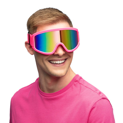 Lunettes UV Blacklight Masque Ski Holographique Disco Party
