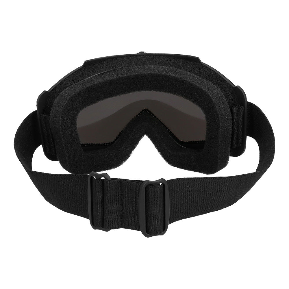 Lunettes de Ski Glamour Strass Noir - Accessoire Fête Étincelant