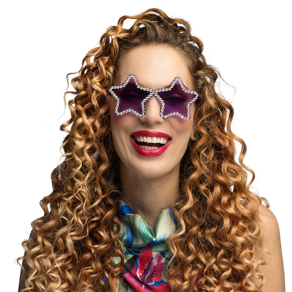 Lunettes Étoile Paillettes Party - Accessoire Fête Fantaisie