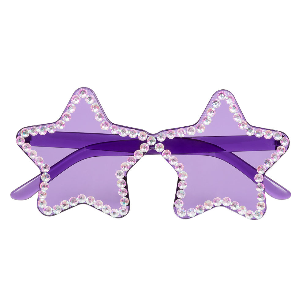 Lunettes Étoile Paillettes Party - Accessoire Fête Fantaisie
