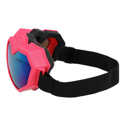 Lunettes Cœur UV Blacklight Rose Fluo - Accessoire Rave Party