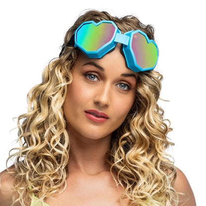 Lunettes Cœur UV Blacklight - 4 Couleurs Fluo Fluorescentes
