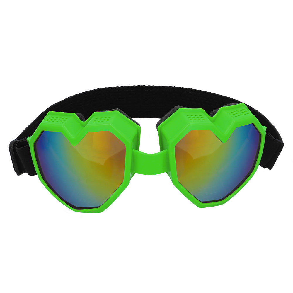 Lunettes Cœur UV Blacklight - 4 Couleurs Fluo Fluorescentes