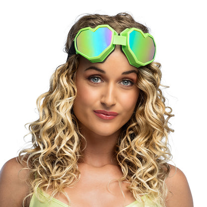 Lunettes Cœur UV Blacklight - 4 Couleurs Fluo Fluorescentes