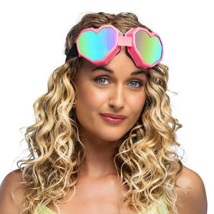 Lunettes Cœur UV Blacklight - 4 Couleurs Fluo Fluorescentes