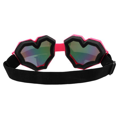Lunettes Cœur UV Blacklight - 4 Couleurs Fluo Fluorescentes