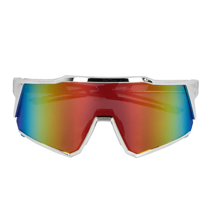 Lunettes de Soleil Futuristes à Verres Miroir - Accessoire Festival