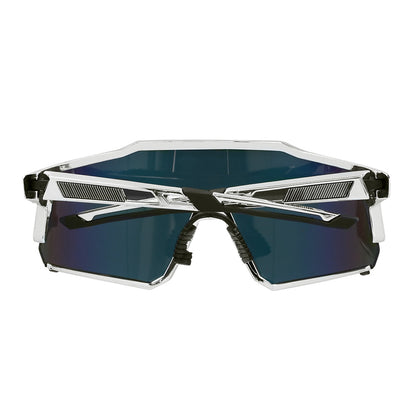 Lunettes de Soleil Futuristes à Verres Miroir - Accessoire Festival