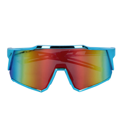 Lunettes de Soleil Futuristes à Verres Miroir - Accessoire Festival