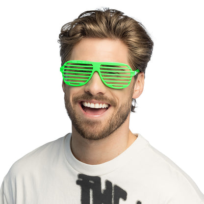 Lunettes Shutter Glasses LED Rave Party - 5 Couleurs Fluo