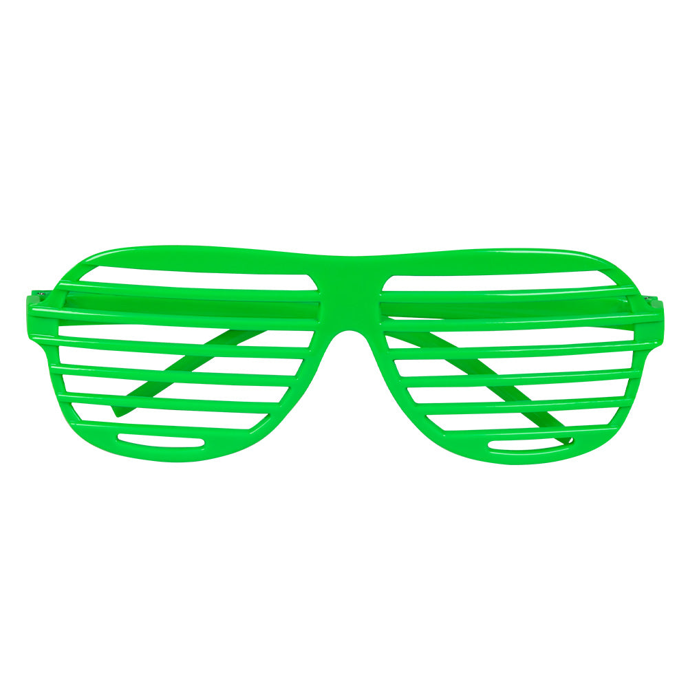 Lunettes Shutter Glasses LED Rave Party - 5 Couleurs Fluo